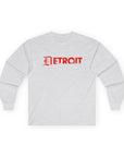 Detroit Old English Shirt | Detroit Gothic Tee | Red Black Detroit Shirt | Motor City Shirt | Detroit Streetwear Tee | Vintage Detroit Shirt