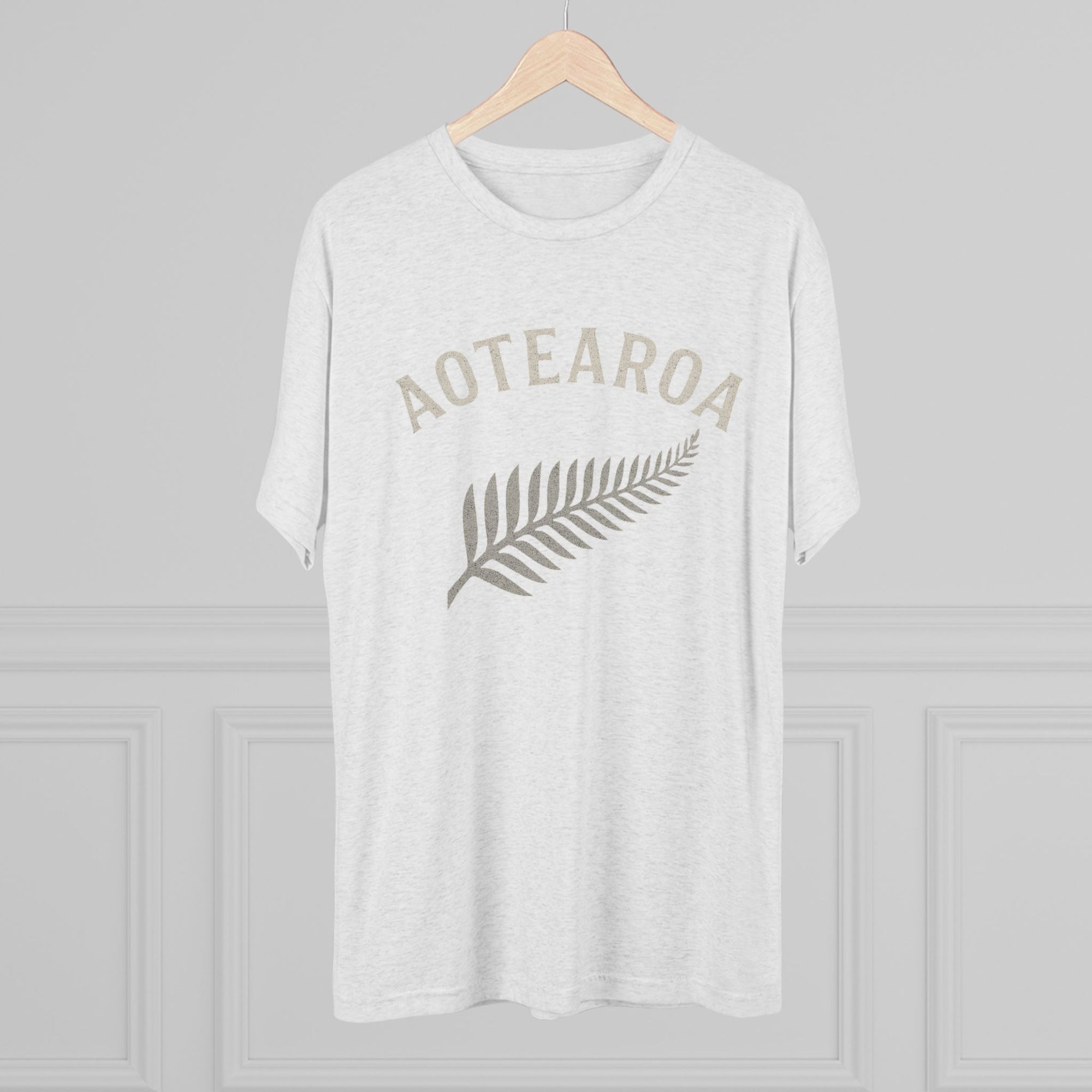 Aotearoa New Zealand Tri-Blend Tee, Classic Soft Shirt for Men &amp; Women, Kiwi Travel Top, Vintage Tshirt, Comfortable Cotton Blend, Souvenir