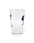 Baseball Tiger Mascot Pint Glass | 16oz