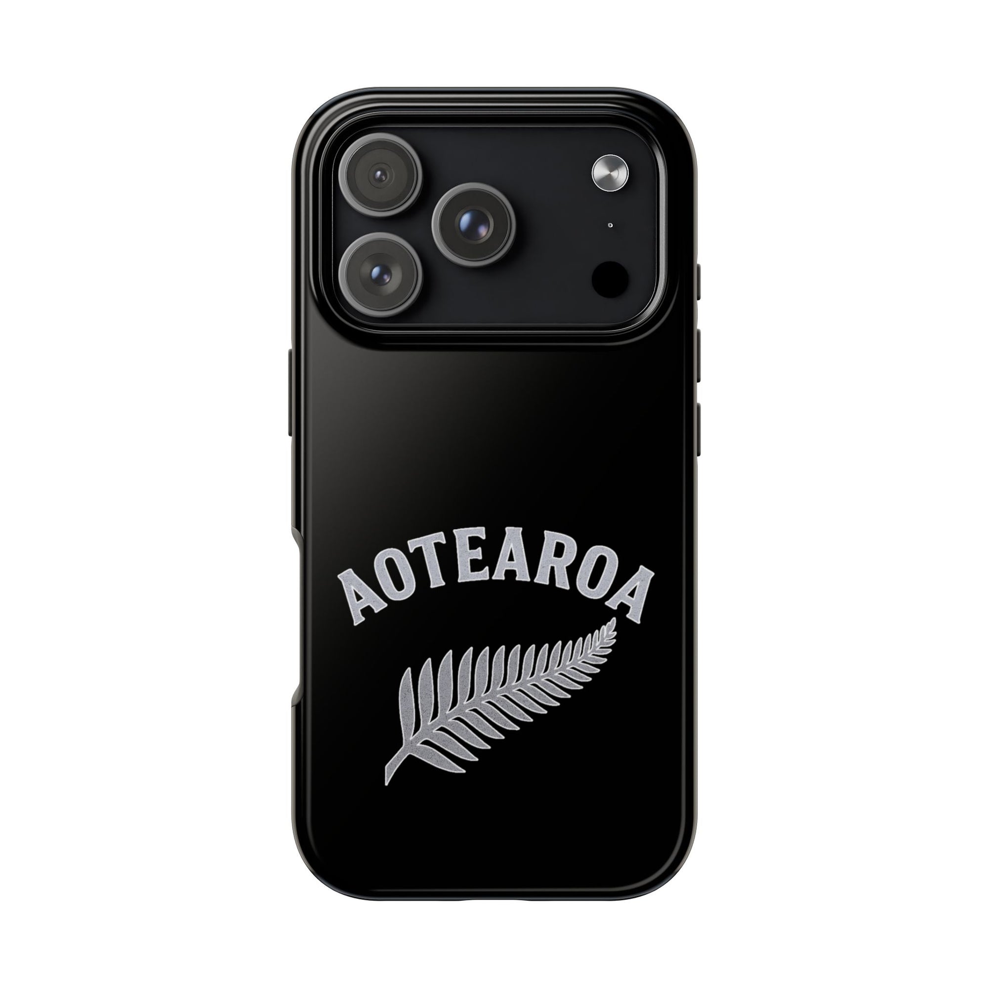 Aotearoa Phone Case | Silver Fern Phone Case | New Zealand iPhone Case | Kiwi Phone Case | Fern Design Phone Cover | NZ Pride Case