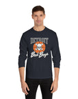 Detroit Bad Boys Skull Basketball Long Sleeve Shirt | Retro Hoop Graphic