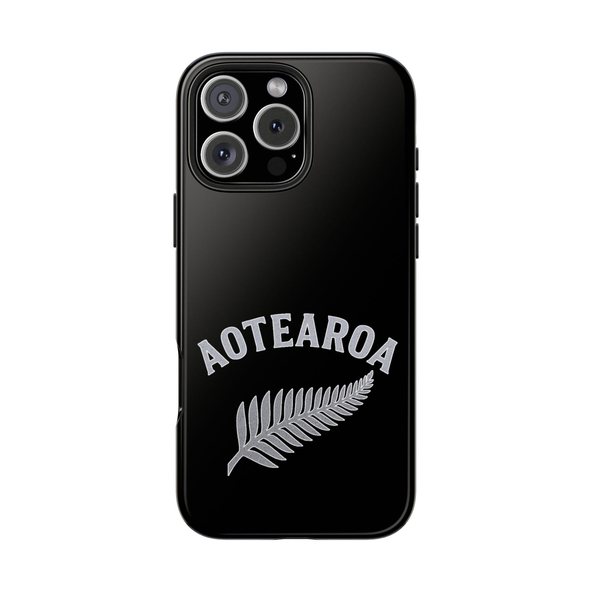 Aotearoa Phone Case | Silver Fern Phone Case | New Zealand iPhone Case | Kiwi Phone Case | Fern Design Phone Cover | NZ Pride Case