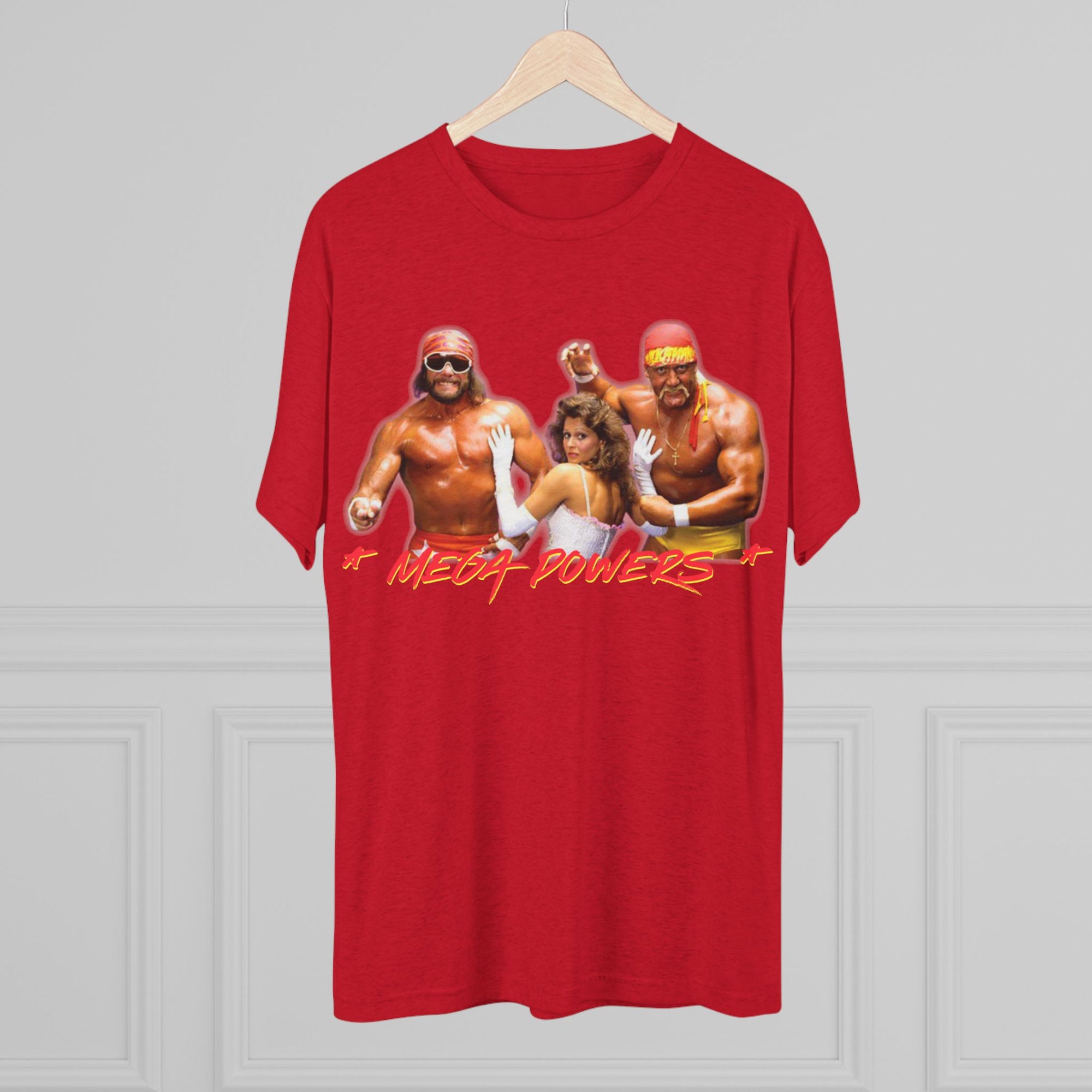 Mega Powers Tee | Vintage Wrestlers Hulk Hogan Randy Savage Macho Man