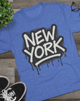 New York City Connection Tee, NYC Graffiti Spray Paint Style, Unisex Shirt for Fans, Street Art Urban Fashion, NYC Lover Gift, Graphic Tee