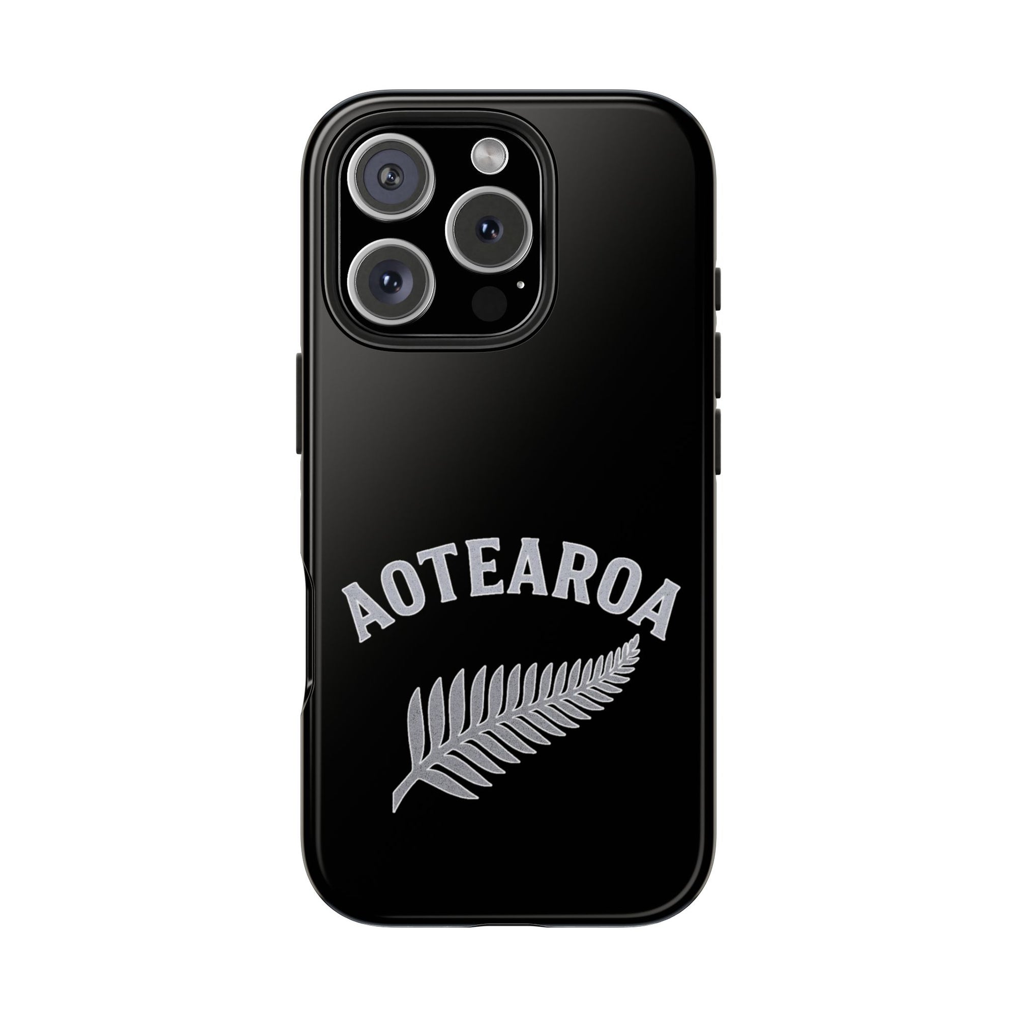 Aotearoa Phone Case | Silver Fern Phone Case | New Zealand iPhone Case | Kiwi Phone Case | Fern Design Phone Cover | NZ Pride Case