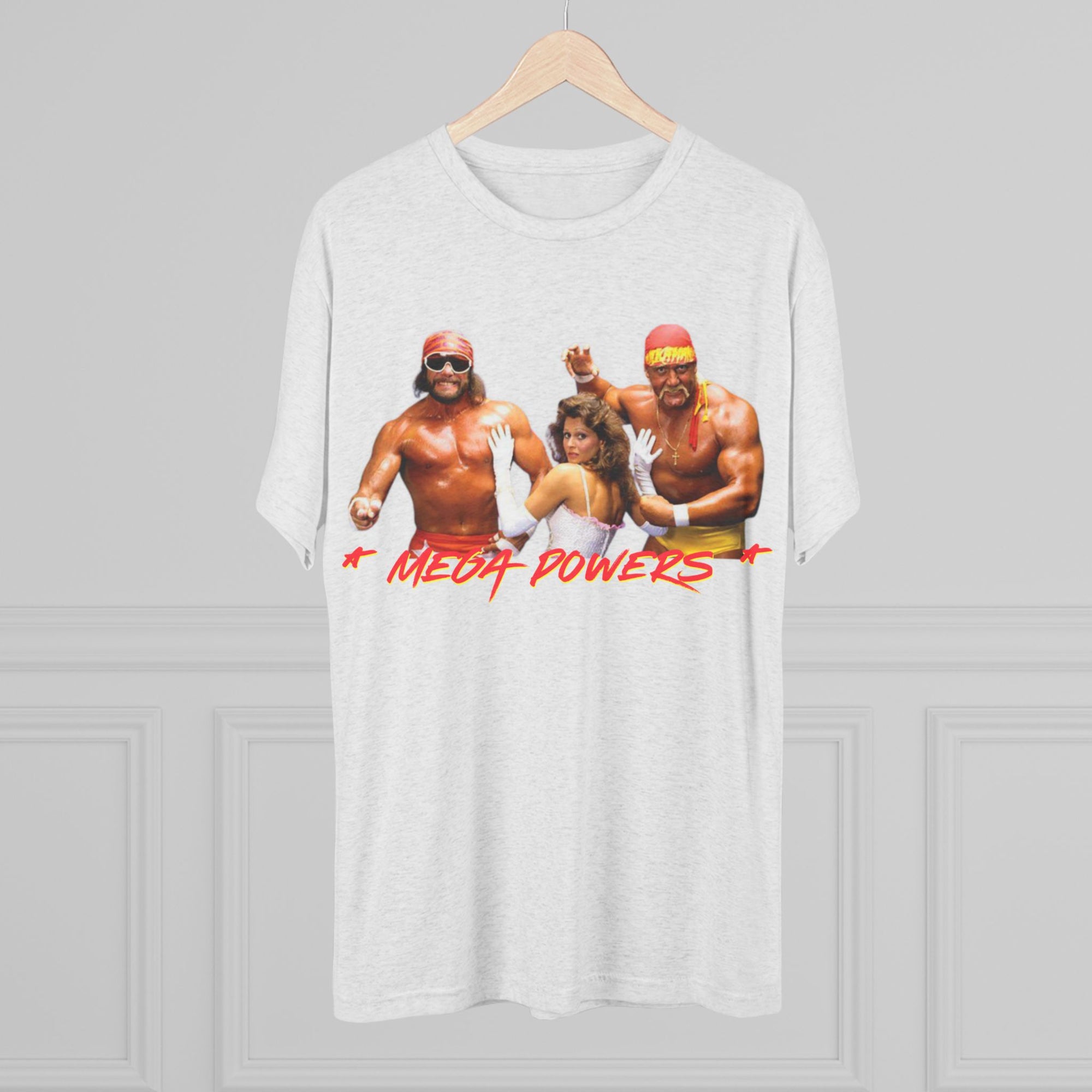 Mega Powers Tee | Vintage Wrestlers Hulk Hogan Randy Savage Macho Man