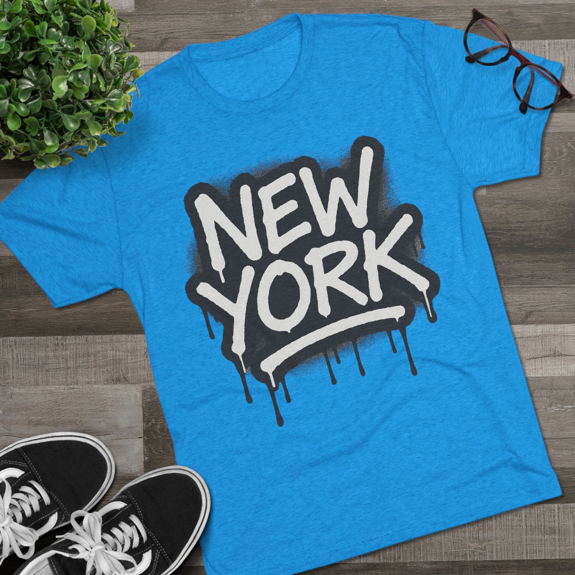 New York City Connection Tee, NYC Graffiti Spray Paint Style, Unisex Shirt for Fans, Street Art Urban Fashion, NYC Lover Gift, Graphic Tee