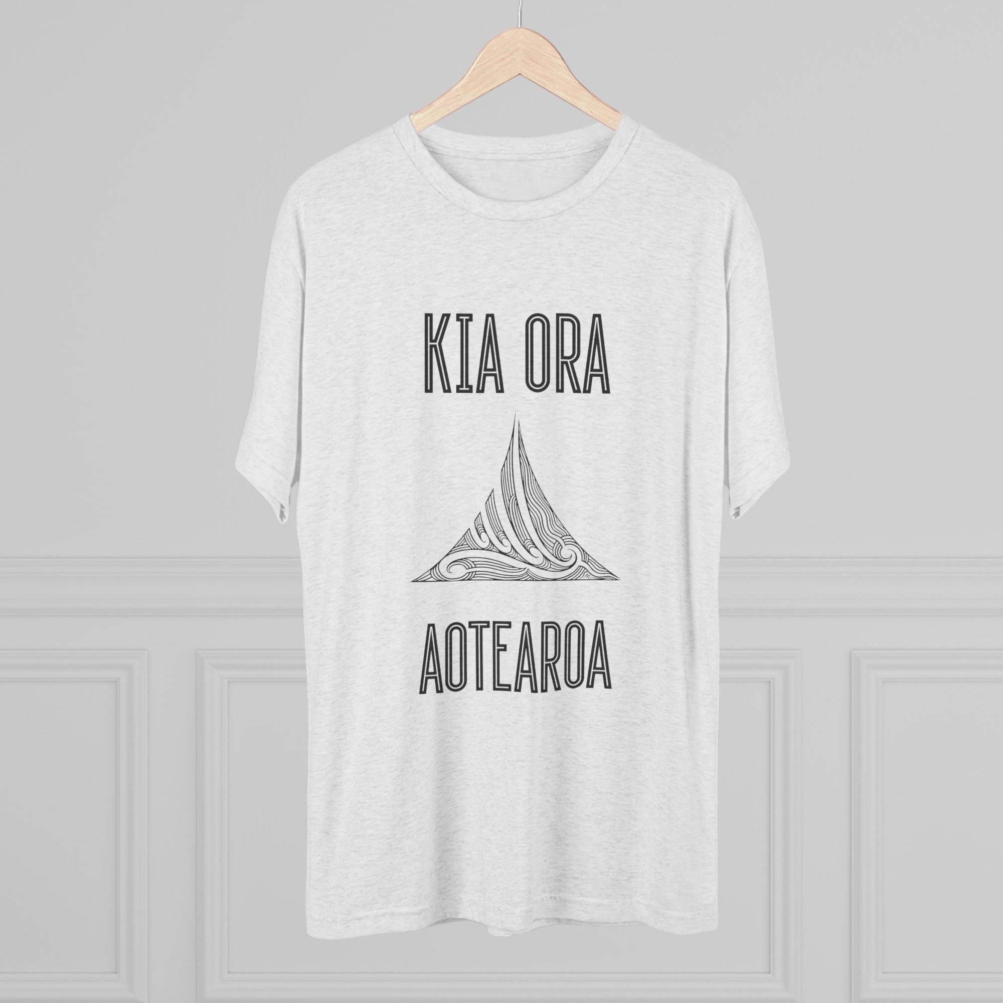 Kia Ora Aotearoa Tee | Maori Koru Wave T-Shirt