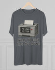 PC Load Letter printer graphic Tee | "What the fuck does that mean?!"