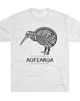 Maori Kiwi Aotearoa T-Shirt | New Zealand Tribal Bird Tee