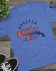 Houston Colt .45s T-Shirt | Vintage Houston Baseball Shirt | Retro Texas Baseball Tee | Throwback Ballpark Shirt | Soft Triblend Tee Gift
