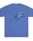 Lions Names Vintage Sports Tee | Detroit Football Names Triblend Soft T-Shirt