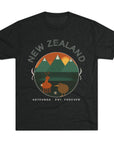 Aotearoa New Zealand Tri-Blend Tee, Classic Soft Shirt for Men & Women, Kiwi Travel Top, Vintage Tshirt, Souvenir