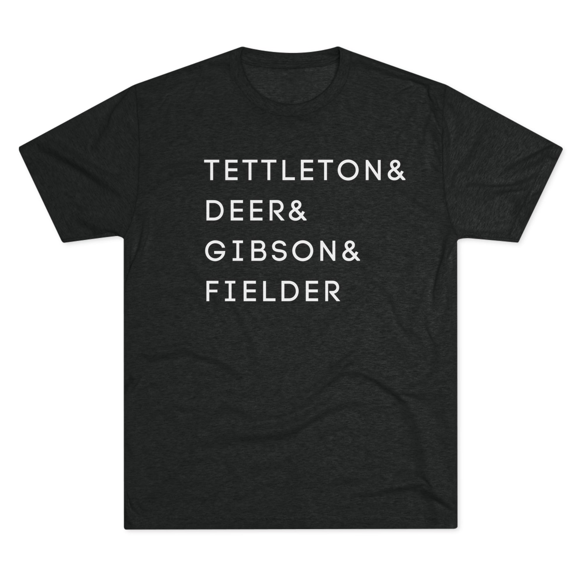 Detroit Tigers Surnames Stack Tee | Tettleton Deer Gibson Fielder T-Shirt | Triblend Comfy Soft Buttery Feel