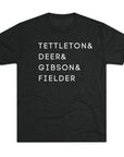 Detroit Tigers Surnames Stack Tee | Tettleton Deer Gibson Fielder T-Shirt | Triblend Comfy Soft Buttery Feel