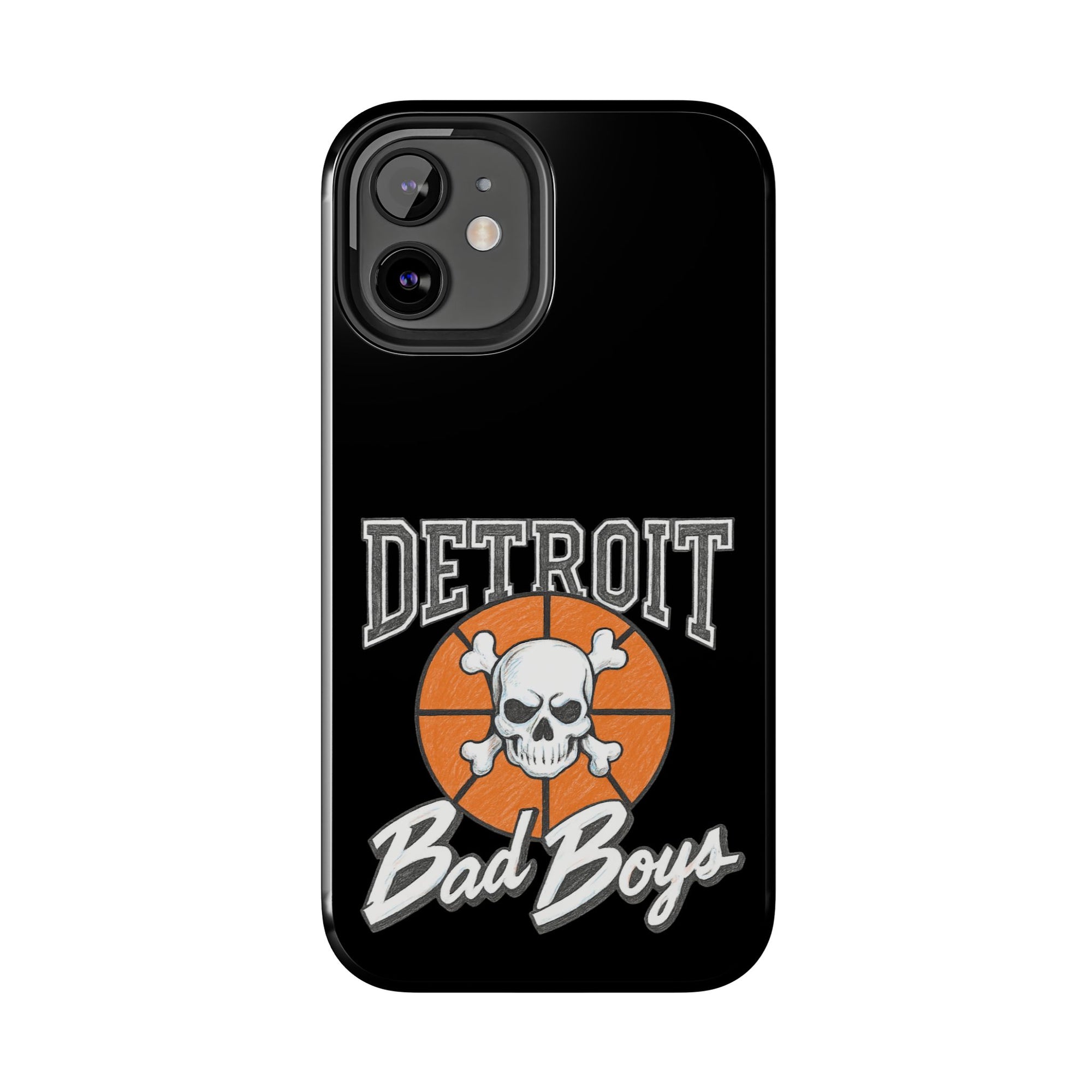 Detroit Bad Boys Phone Case | Basketball Skull Design - Tough Case