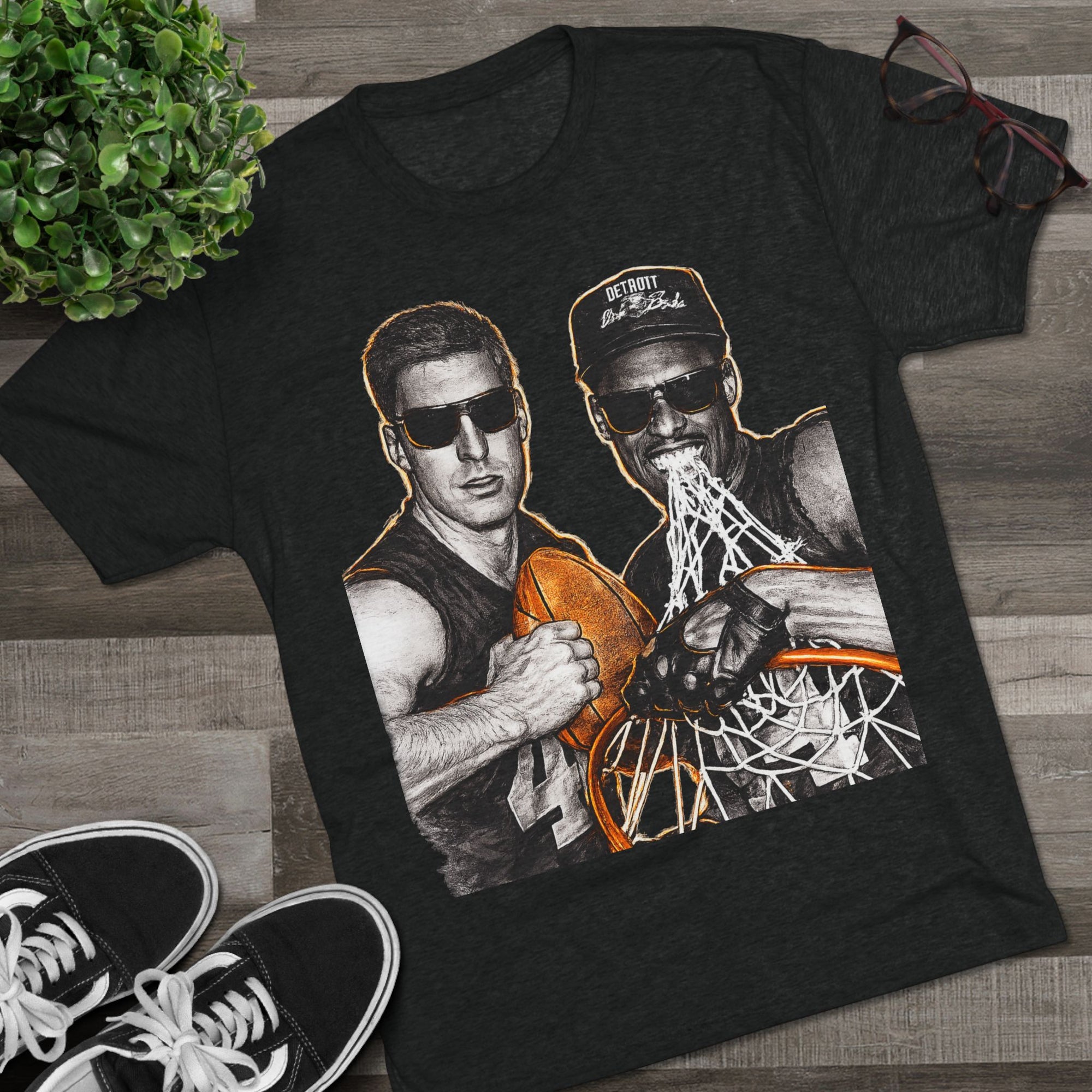 Copy of Mega Powers Tee | Vintage Wrestlers Hulk Hogan Randy Savage Macho Man