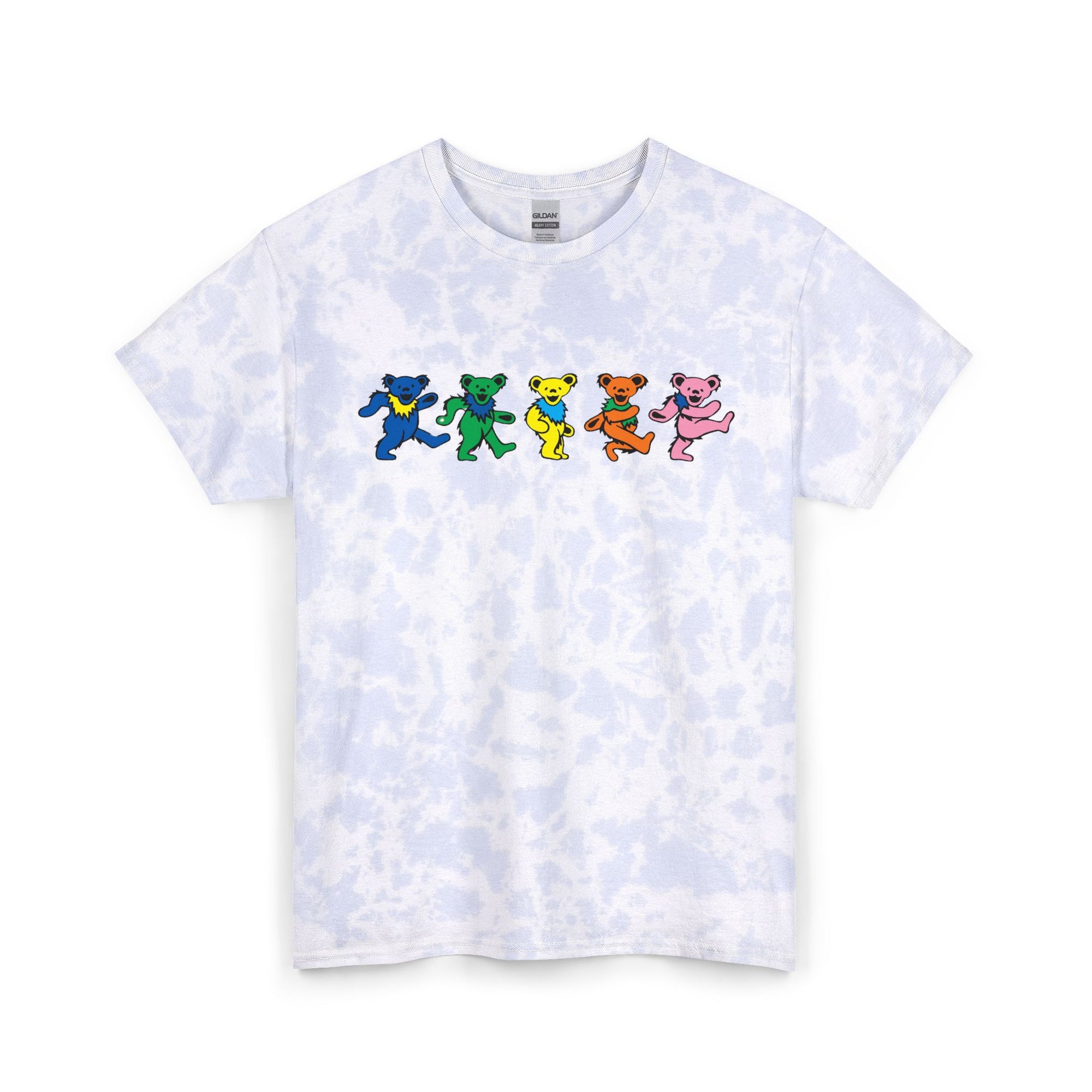 Tie Dye Dancing Bear Shirt | Rainbow Bear Tee | Festival Tie Dye Shirt | Colorful Bear T-Shirt | Hippie Shirt | Psychedelic Tee