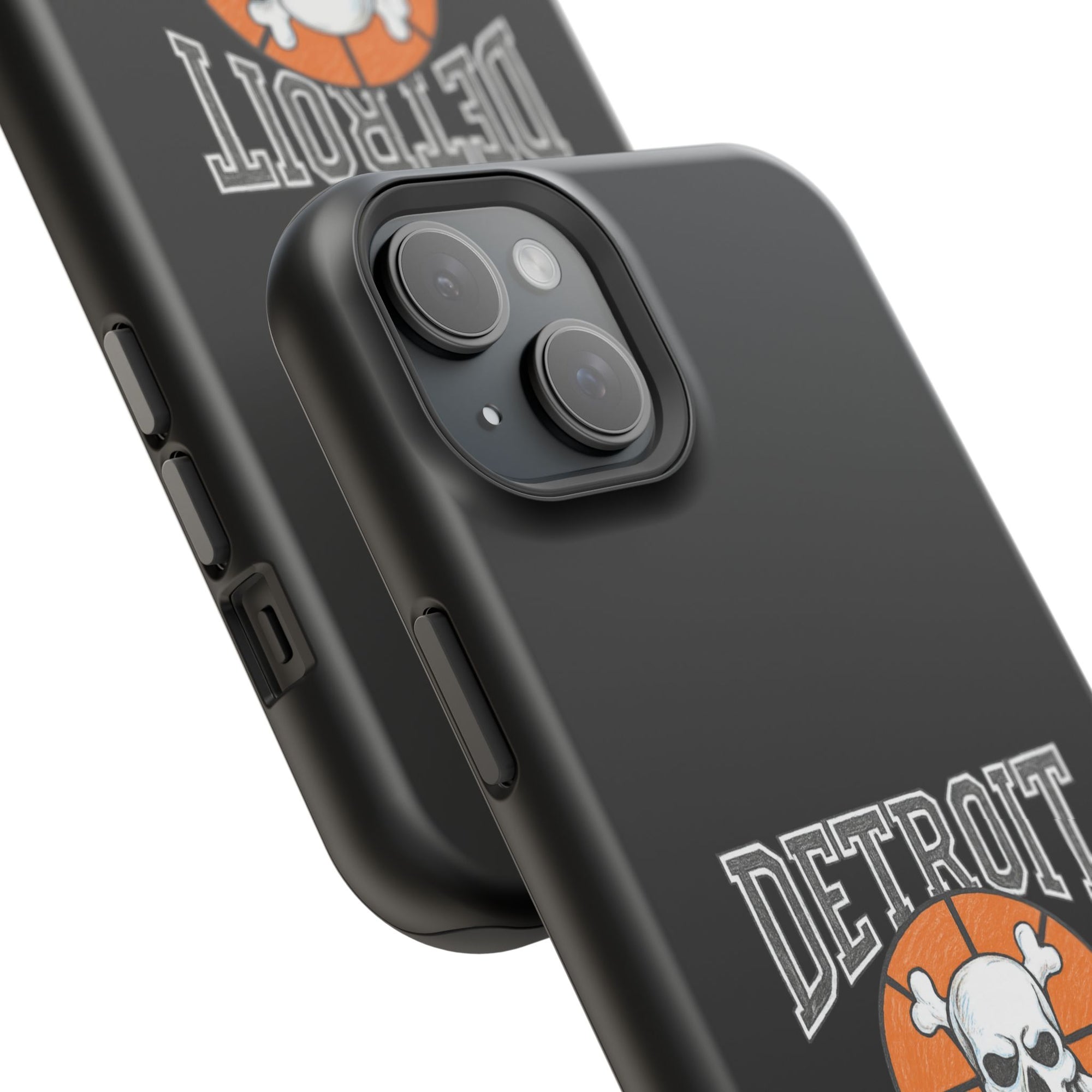 Detroit Bad Boys Skull Basketball Phone Case - Magnetic Impact-Resistant Case