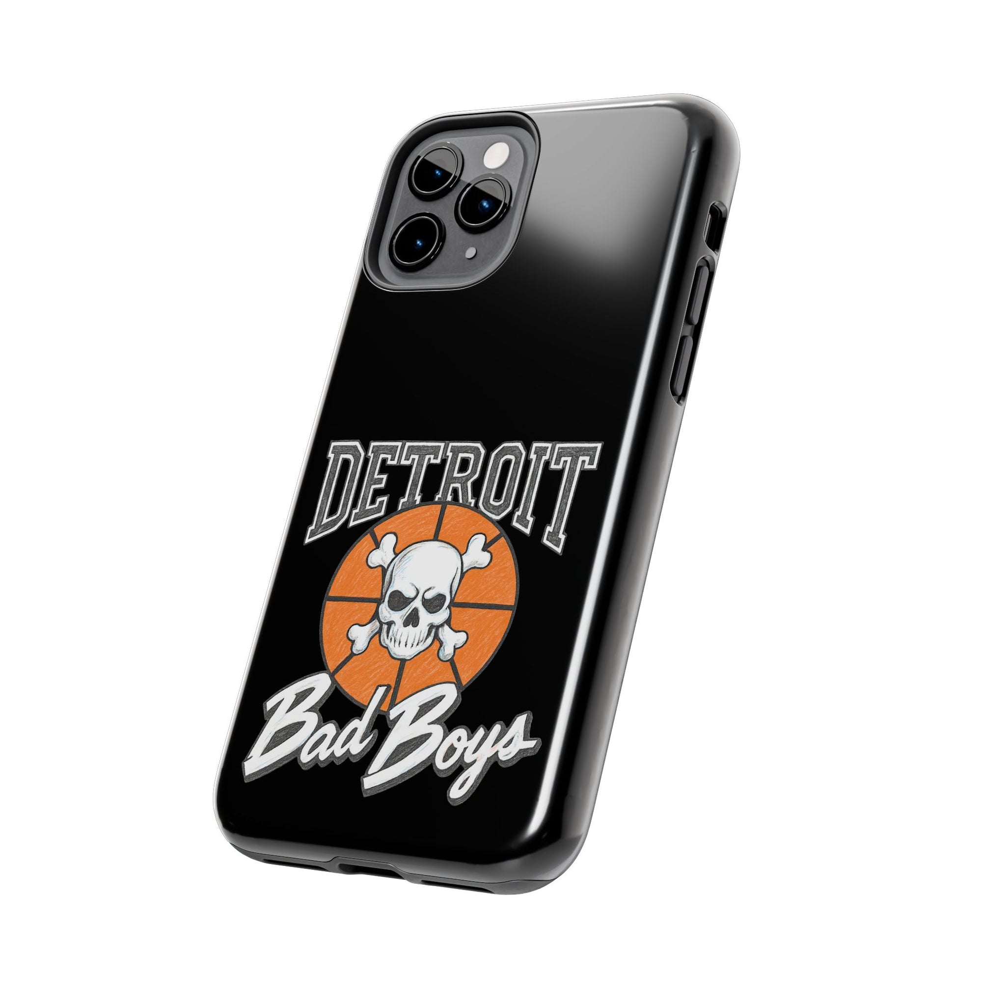 Detroit Bad Boys Phone Case | Basketball Skull Design - Tough Case