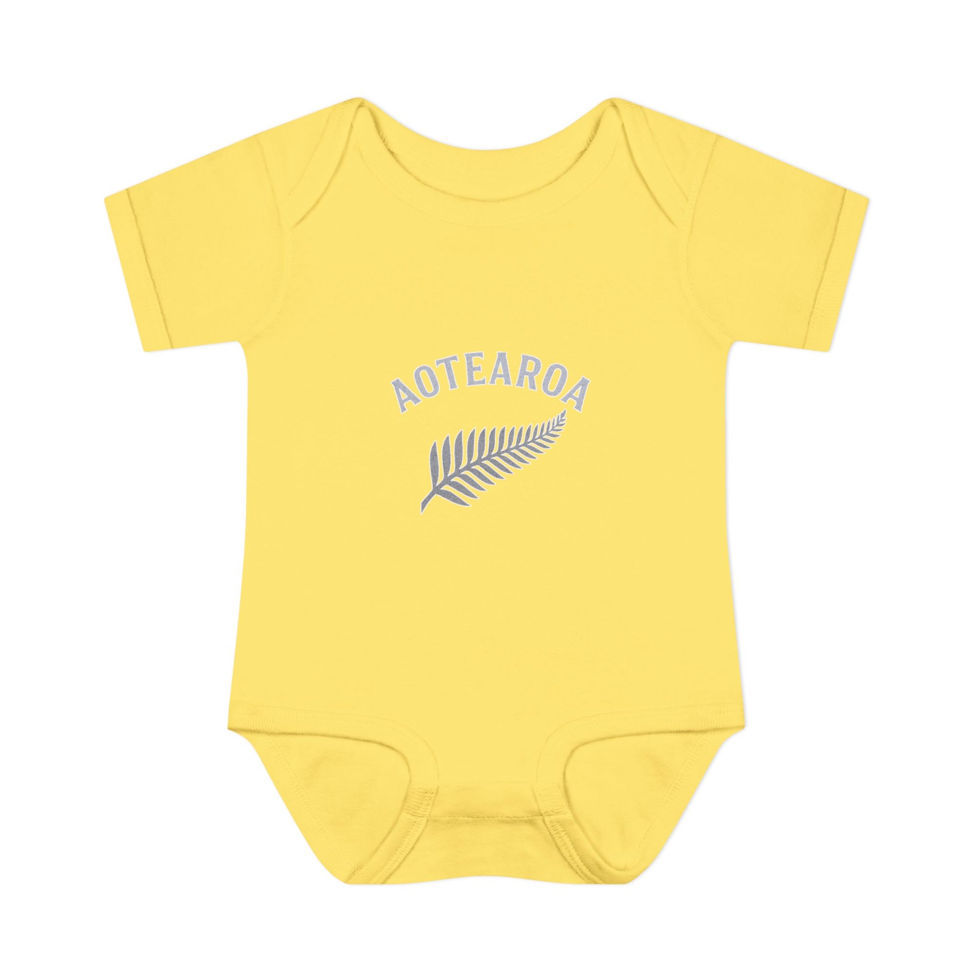 New Zealand Baby Onesie | Aotearoa Baby Outfit | Kiwi Infant Bodysuit | NZ Baby Clothes | Silver Fern Baby Gift