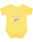 New Zealand Baby Onesie | Aotearoa Baby Outfit | Kiwi Infant Bodysuit | NZ Baby Clothes | Silver Fern Baby Gift
