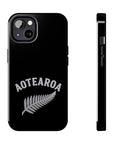 Aotearoa Phone Case | Silver Fern Phone Case | New Zealand iPhone Case | Kiwi Phone Case | Fern Design Phone Cover | NZ Pride Case