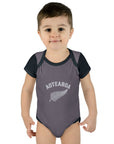 New Zealand Baby Onesie | Aotearoa Baby Outfit | Kiwi Infant Bodysuit | NZ Baby Clothes | Silver Fern Baby Gift