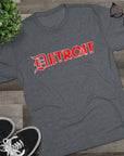 Detroit Triblend T-Shirt | Old English Detroit Tee | Super Soft Vintage Detroit Shirt | Premium Detroit Streetwear | Motor City Tee