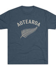 Aotearoa New Zealand Tri-Blend Tee, Classic Soft Shirt for Men & Women, Kiwi Travel Top, Vintage Tshirt, Comfortable Cotton Blend, Souvenir