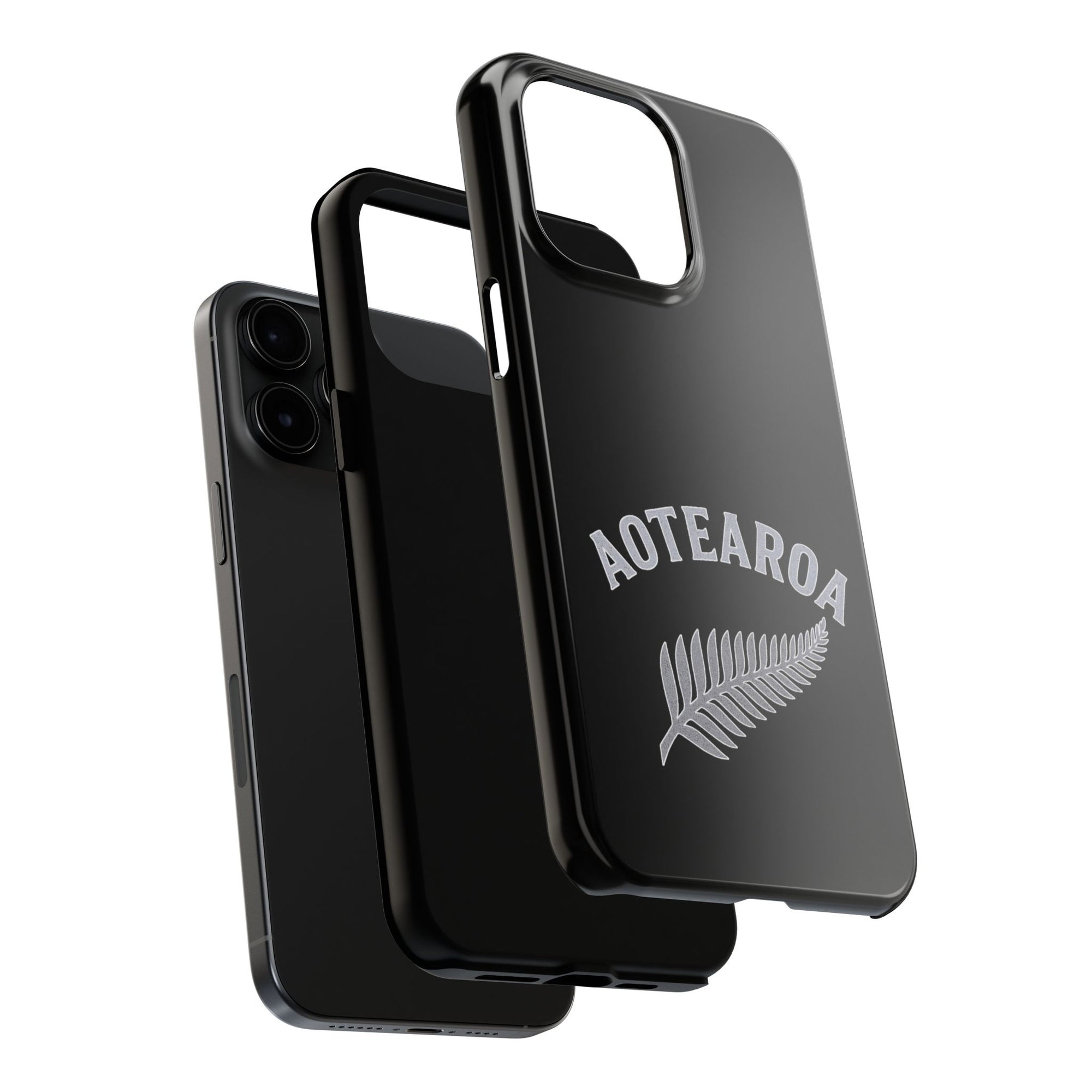 Aotearoa Phone Case | Silver Fern Phone Case | New Zealand iPhone Case | Kiwi Phone Case | Fern Design Phone Cover | NZ Pride Case