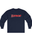 Detroit Old English Shirt | Detroit Gothic Tee | Red Black Detroit Shirt | Motor City Shirt | Detroit Streetwear Tee | Vintage Detroit Shirt
