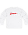 Detroit Old English Shirt | Detroit Gothic Tee | Red Black Detroit Shirt | Motor City Shirt | Detroit Streetwear Tee | Vintage Detroit Shirt