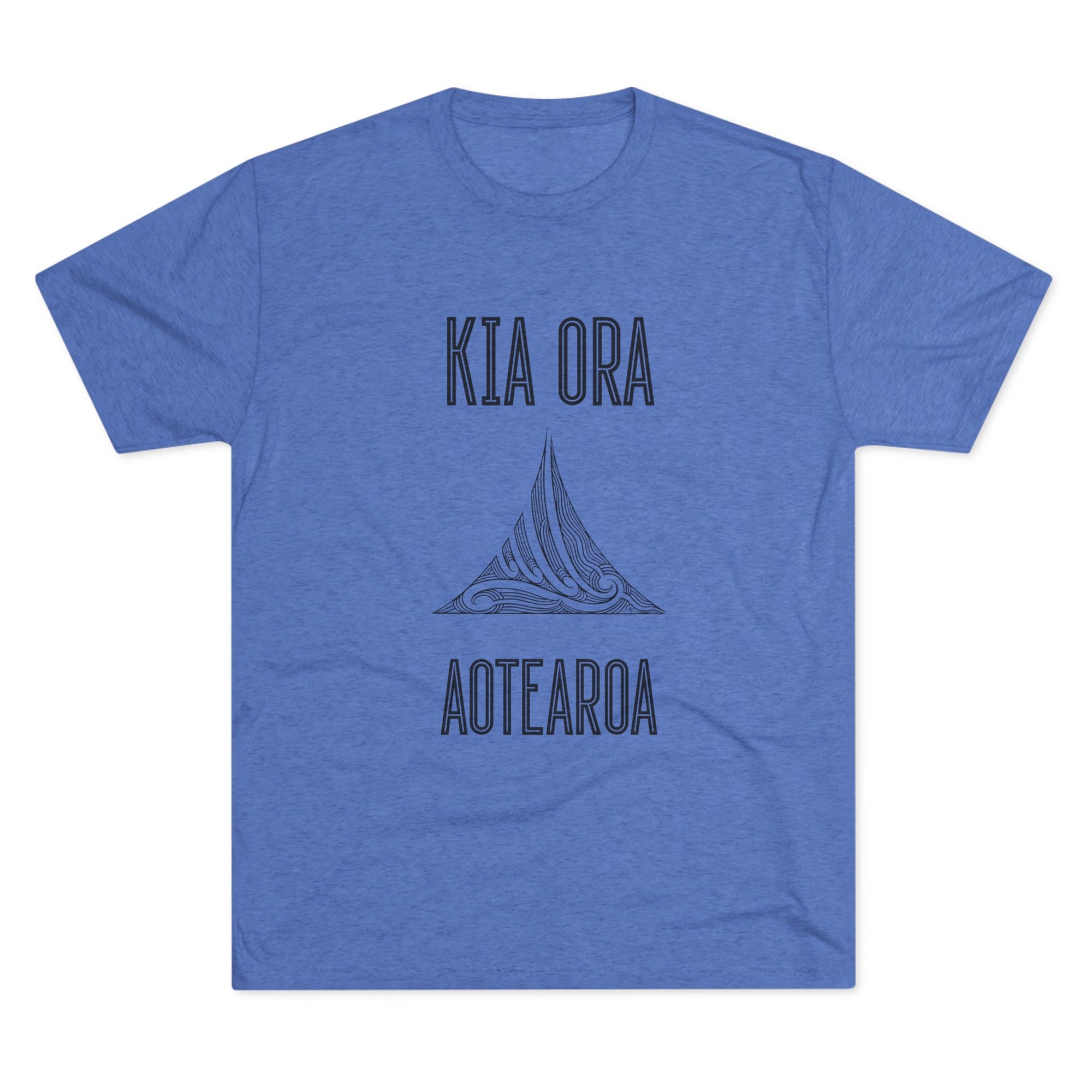 Kia Ora Aotearoa Tee | Maori Koru Wave T-Shirt