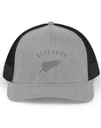Aotearoa Hat Embroidered | Silver Fern Hat | New Zealand Cap | Kiwi Hat | NZ Pride Hat | Minimalist Snapback Trucker Hat