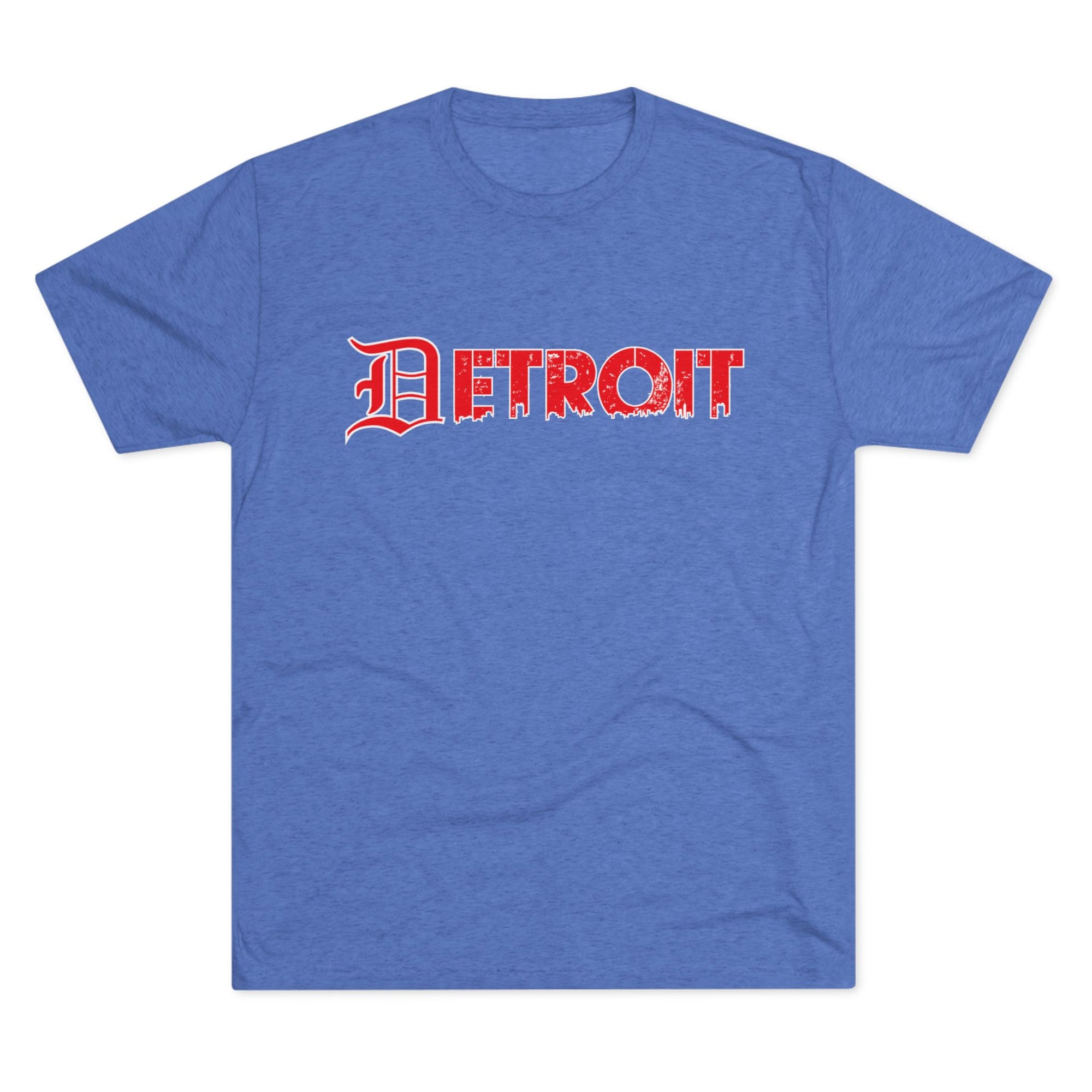 Detroit Triblend T-Shirt | Old English Detroit Tee | Super Soft Vintage Detroit Shirt | Premium Detroit Streetwear | Motor City Tee