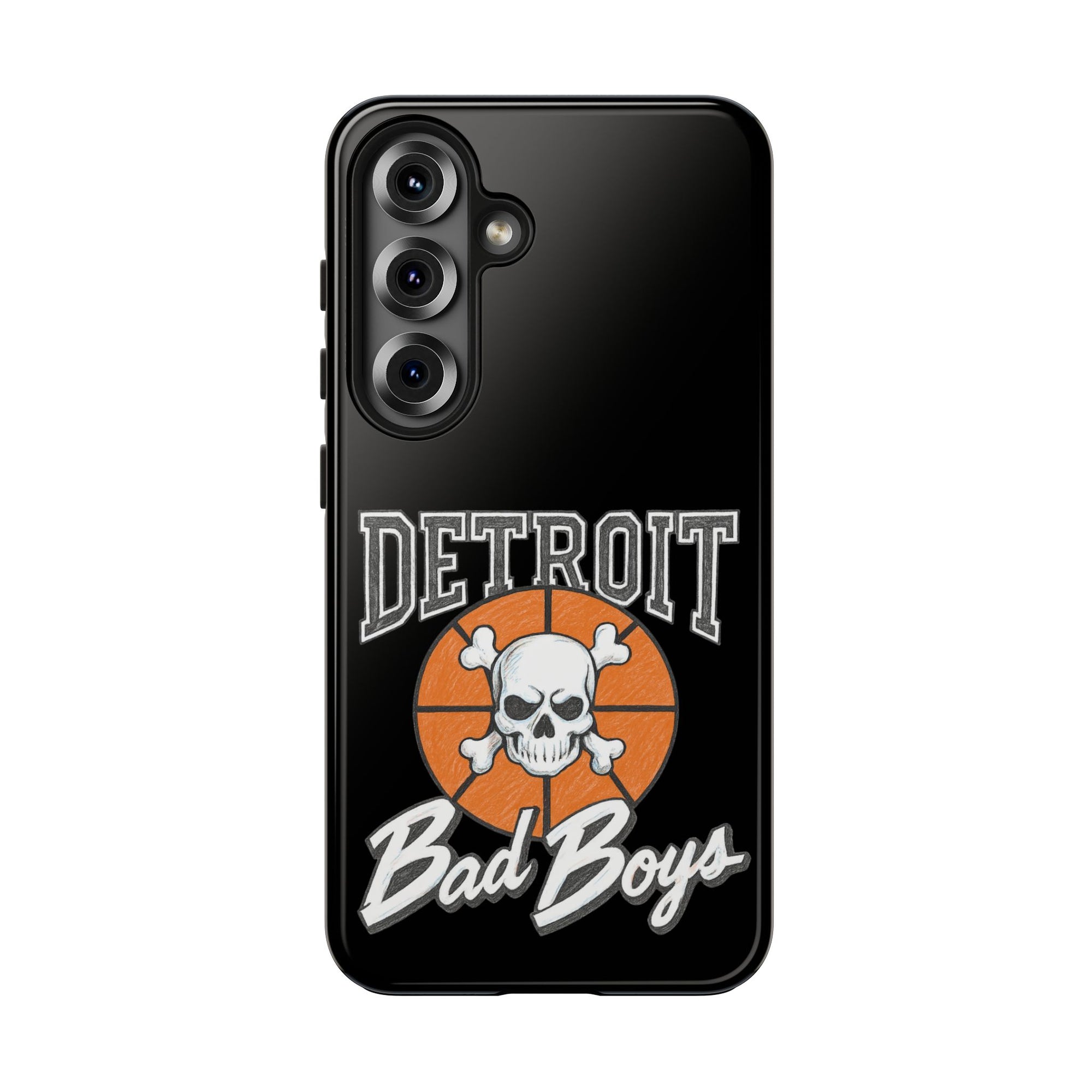 Detroit Bad Boys Phone Case | Basketball Skull Design - Tough Case