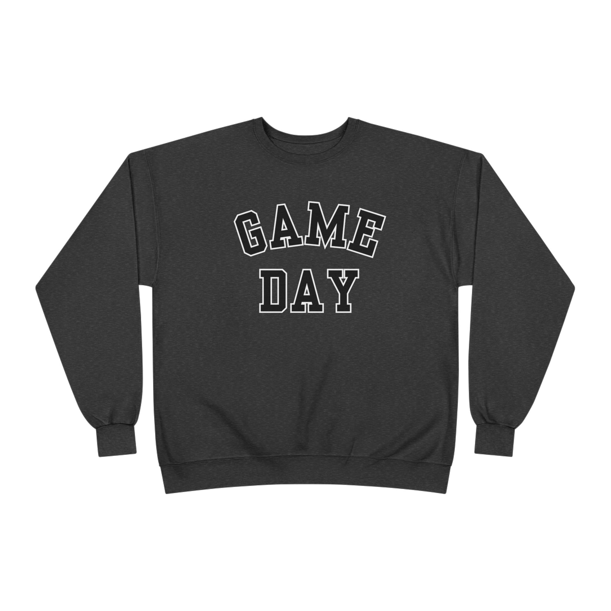 Game Day Crewneck Sweatshirt | Collegiate Lettering, Sports Fanwear