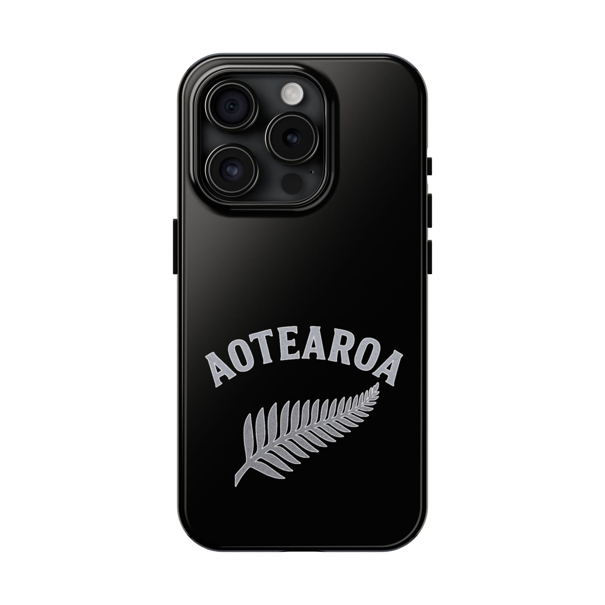 Aotearoa Phone Case | Silver Fern Phone Case | New Zealand iPhone Case | Kiwi Phone Case | Fern Design Phone Cover | NZ Pride Case