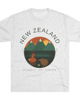 Aotearoa New Zealand Tri-Blend Tee, Classic Soft Shirt for Men & Women, Kiwi Travel Top, Vintage Tshirt, Souvenir
