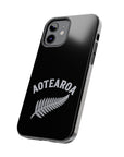 Aotearoa Phone Case | Silver Fern Phone Case | New Zealand iPhone Case | Kiwi Phone Case | Fern Design Phone Cover | NZ Pride Case