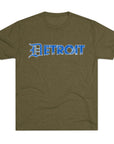 Copy of Detroit Blue & White Triblend T-Shirt | Old English Detroit Tee | Super Soft Vintage Detroit Shirt | Detroit Streetwear | Motor City Tee