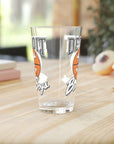 Detroit Bad Boys Skull Basketball Pint Glass | 16oz