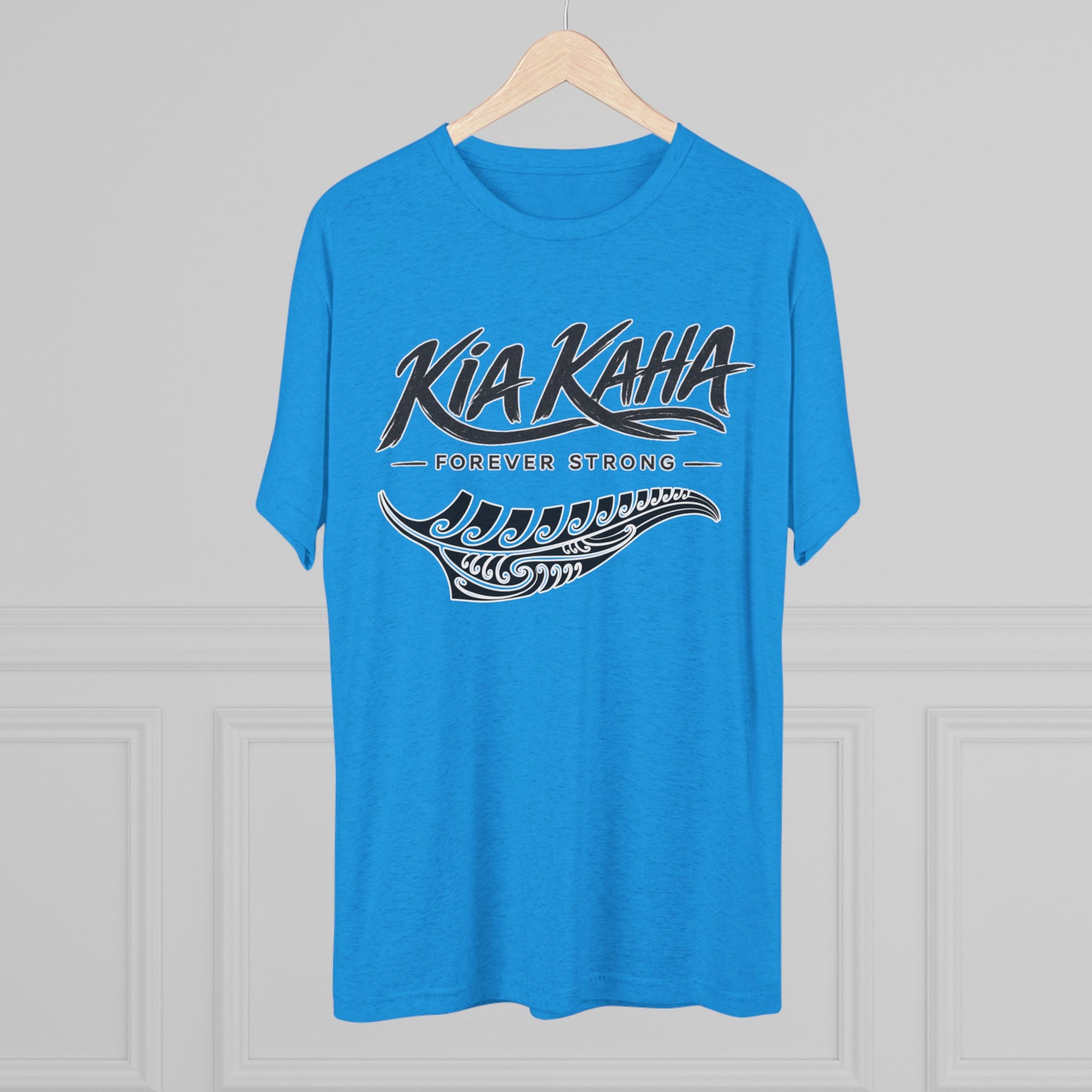Kia Kaha Forever Strong Tee | Maori Koru Fern Design