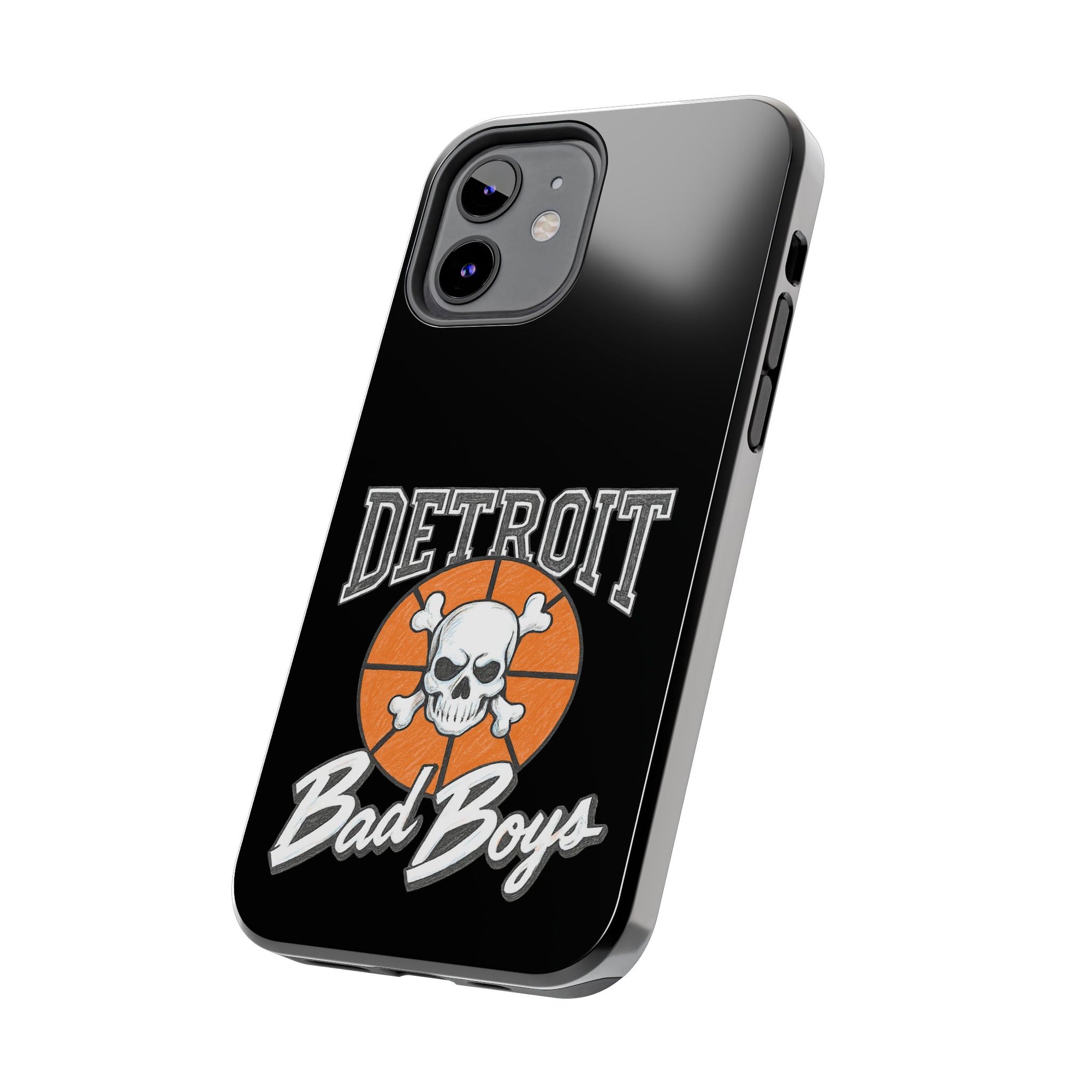 Detroit Bad Boys Phone Case | Basketball Skull Design - Tough Case