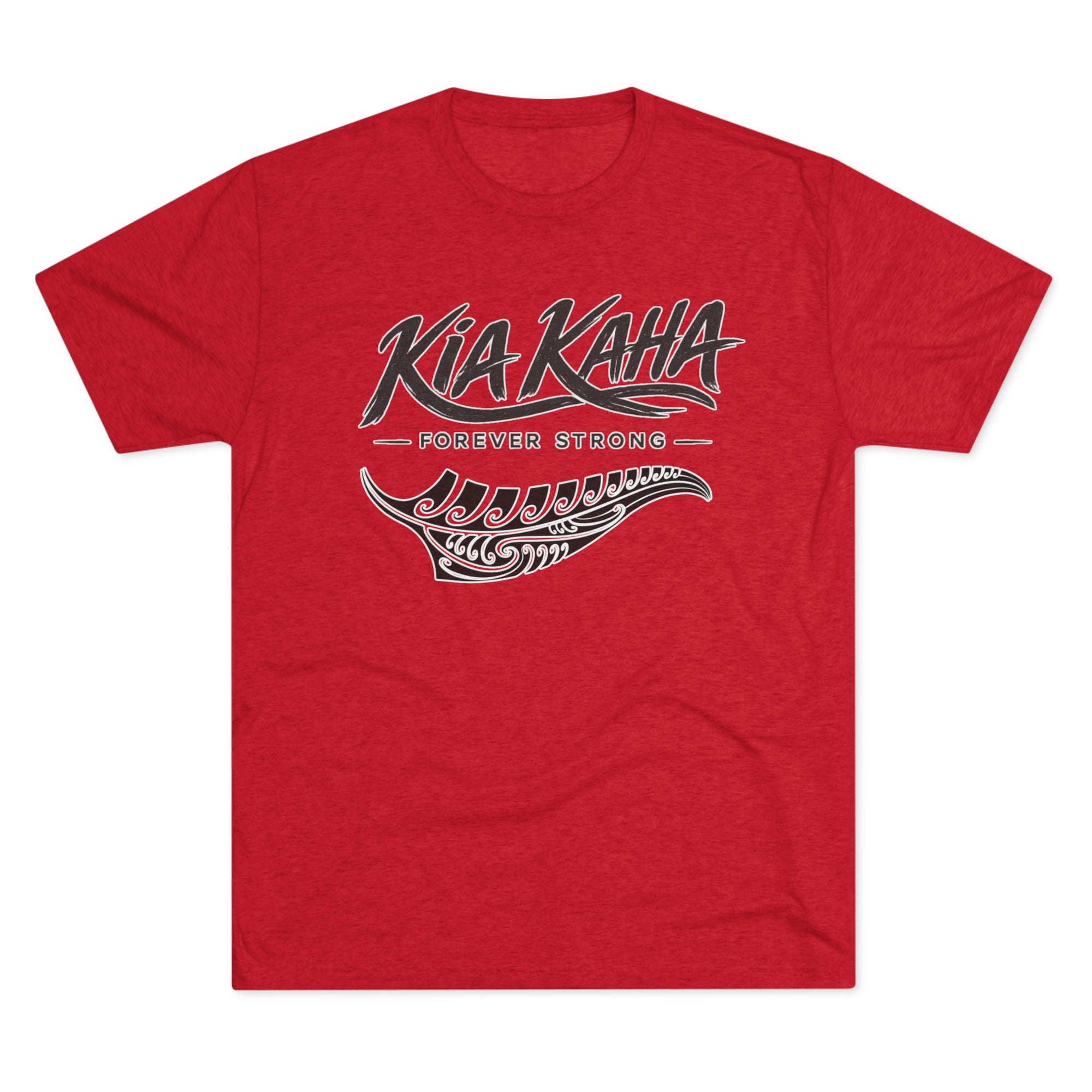 Kia Kaha Forever Strong Tee | Maori Koru Fern Design