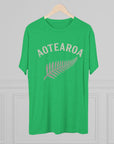 Aotearoa New Zealand Tri-Blend Tee, Classic Soft Shirt for Men & Women, Kiwi Travel Top, Vintage Tshirt, Comfortable Cotton Blend, Souvenir
