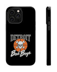 Detroit Bad Boys Skull Basketball Phone Case - Magnetic Impact-Resistant Case