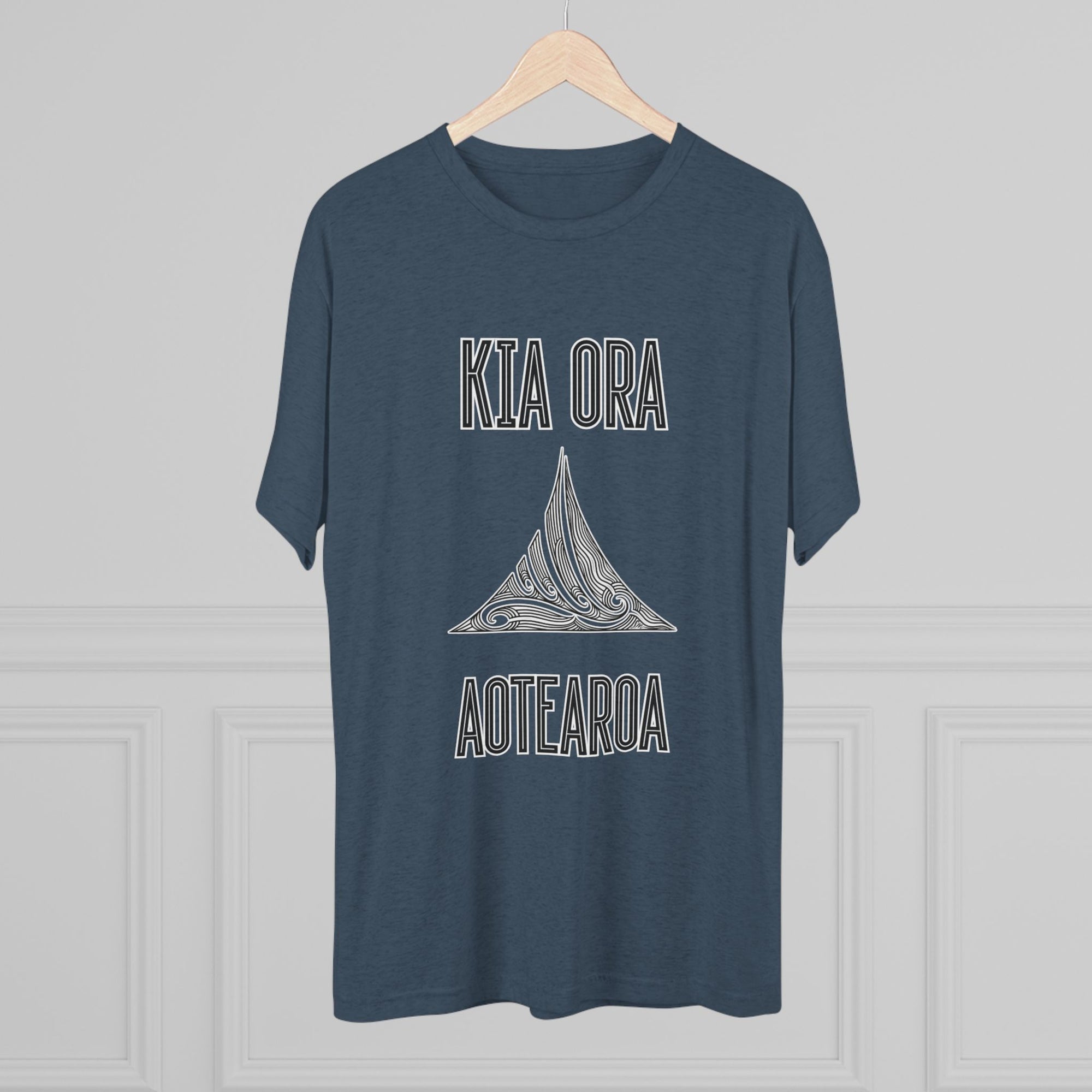 Kia Ora Aotearoa Tee | Maori Koru Wave T-Shirt