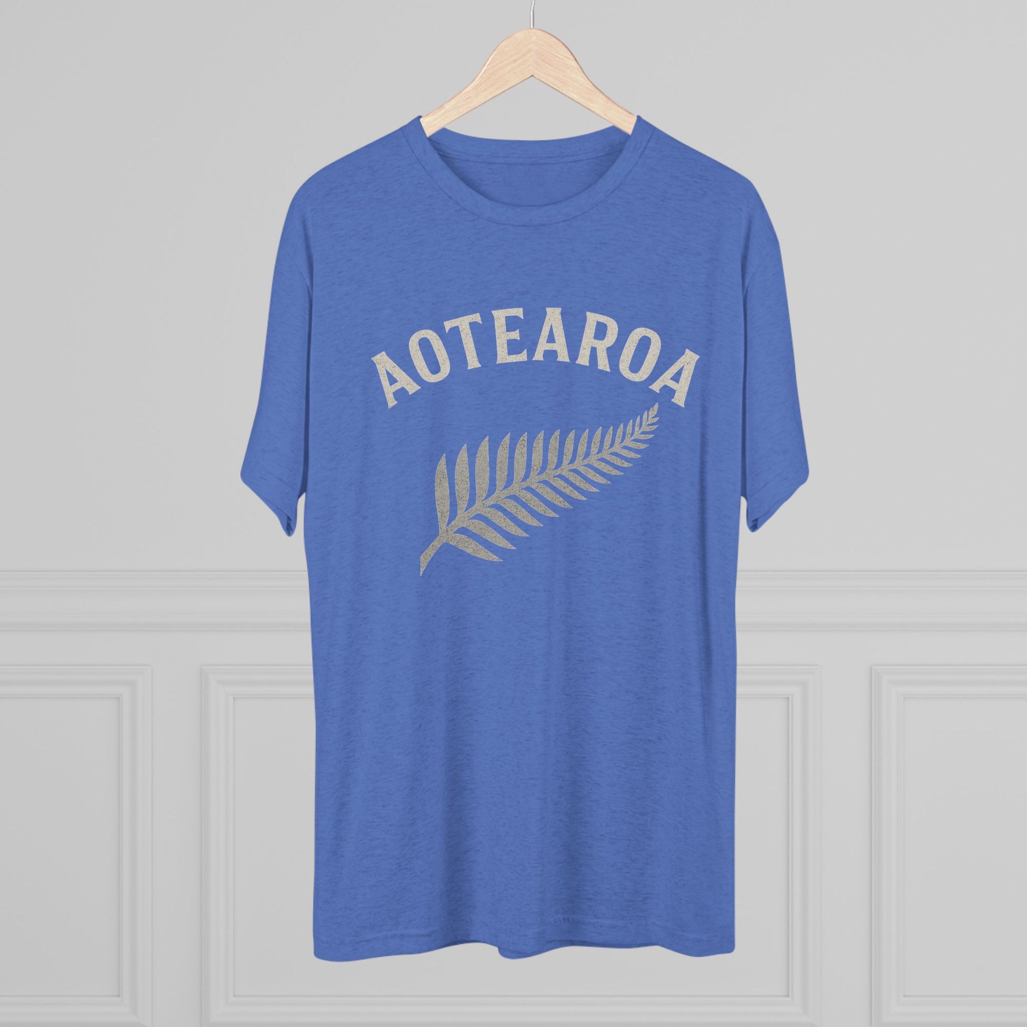 Aotearoa New Zealand Tri-Blend Tee, Classic Soft Shirt for Men &amp; Women, Kiwi Travel Top, Vintage Tshirt, Comfortable Cotton Blend, Souvenir